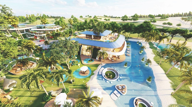 Biệt thự Super VIP tại dự án Sunshine Golf & Luxury Villas nằm cạnh sân golf 36 hố tiêu chuẩn quốc tế